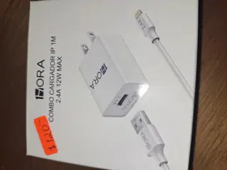 Cargador USB a Ip 12W 1Hora