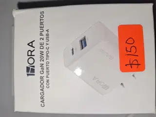 Cubo 20W USB-C doble 1Hora