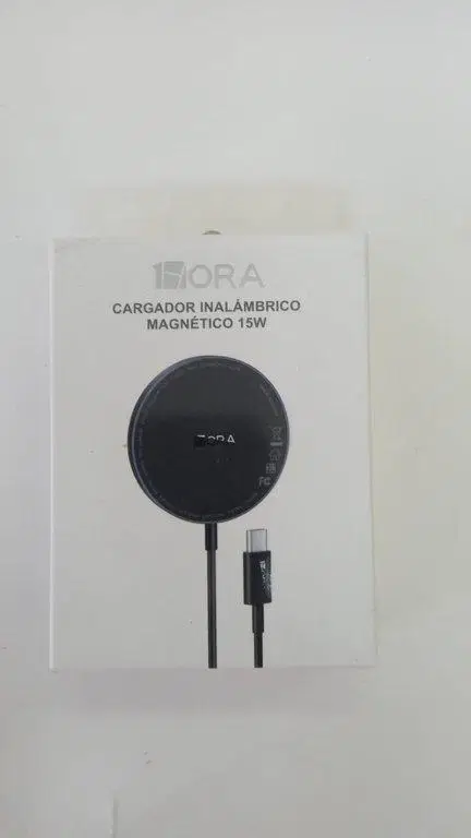 Cargador inalambrico 15W 1Hora
