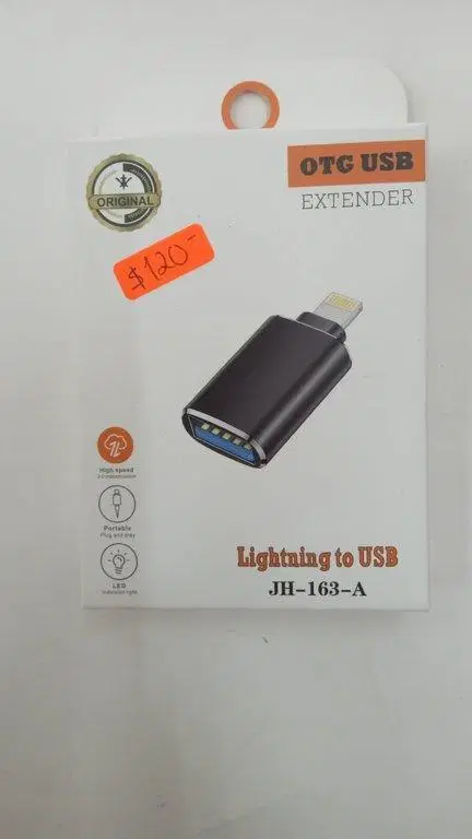 OTG entrada Lightning a USB JH-163-A