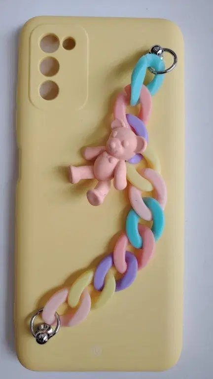 Case Silicon cadena Osito
