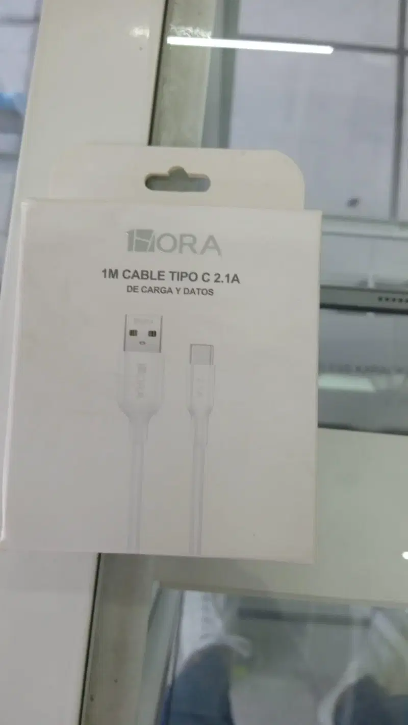 Cable USB a C 2.1A 1m 1Hora