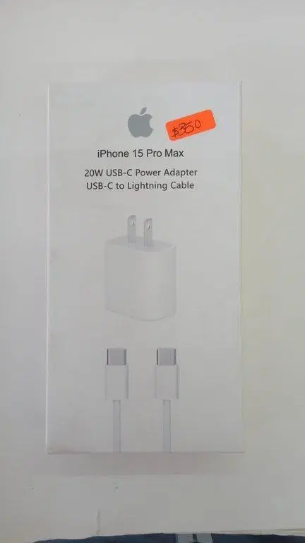 Cargador 20W con cable C a C OEM
